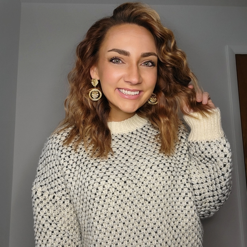 Gold Earring Set